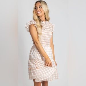 Summer Picnic Gingham Mini Dress.